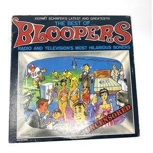 MCA Records The Best of Bloopers Hilarious Uncensored Vinyl Record